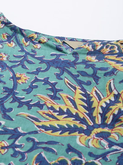 Design 23 Ganpati Cotton Long Straight Kurti