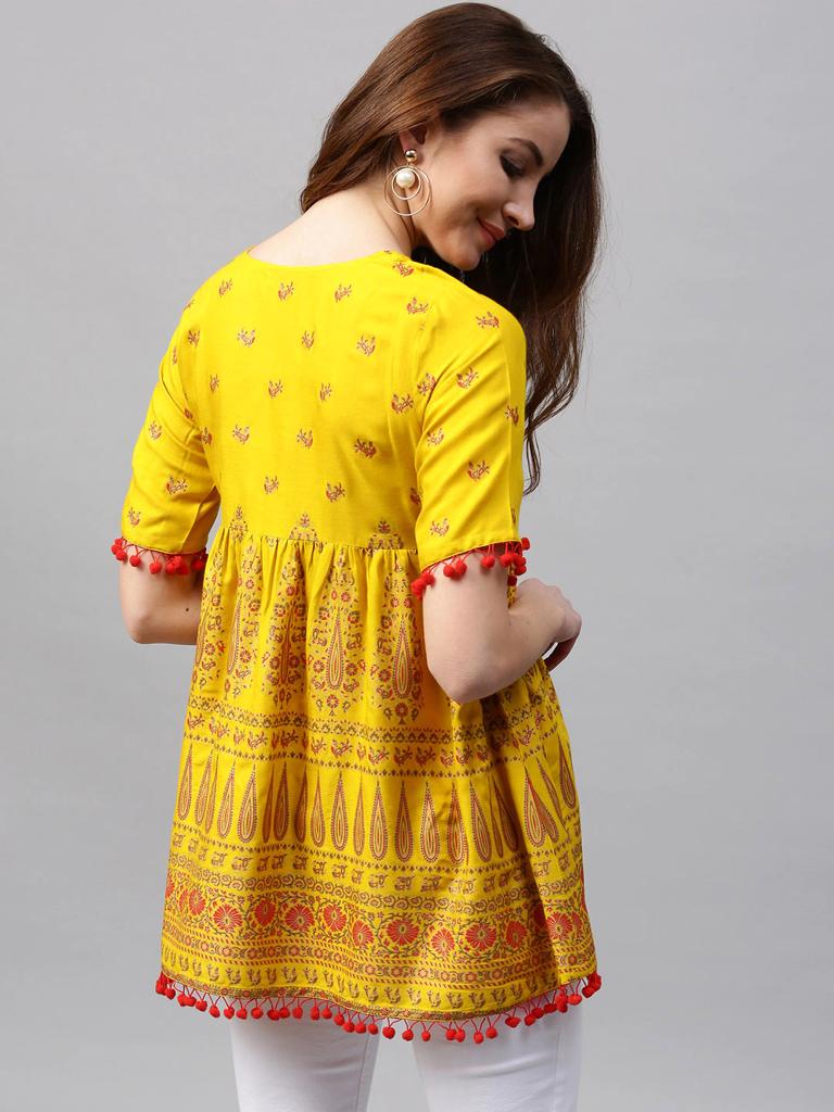 Design 24 Ganpati Rayon Fancy Tops