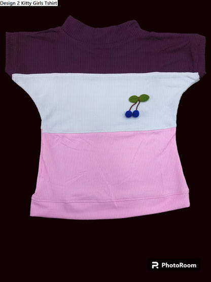 Design 2 Kitty Girls Tshirt