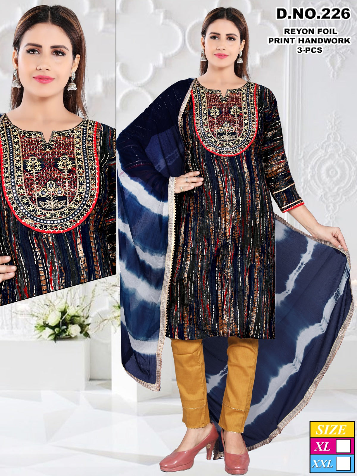 Design 2 Mahakal Rayon Readymade Pant Style Suits