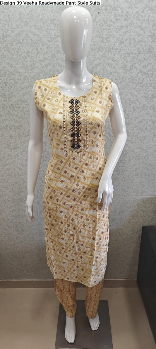 Design 39 Veeha Capsule Readymade Pant Style Suits