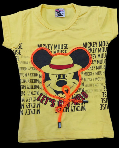 Design 3 Kitty Slub Girls Tshirt