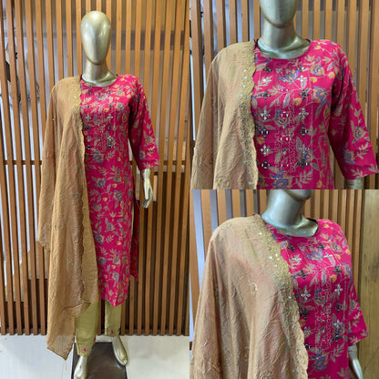 Design 4 Riya Viscose Modal Readymade Pant Style Suits