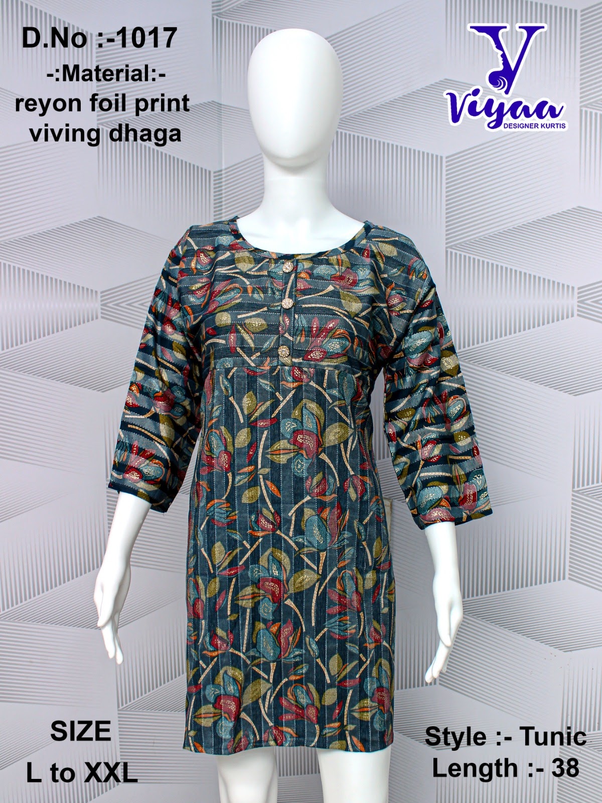 Design 4 Viyaa Rayon Designer Long Top