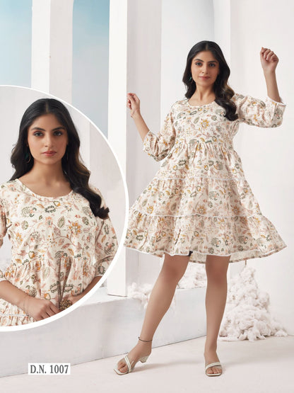 Design 5 Riya Viscose Designer Long Top