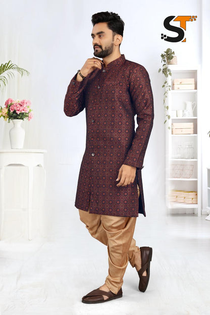 Dhoti-0102 Salas Mens Kurta Pajama