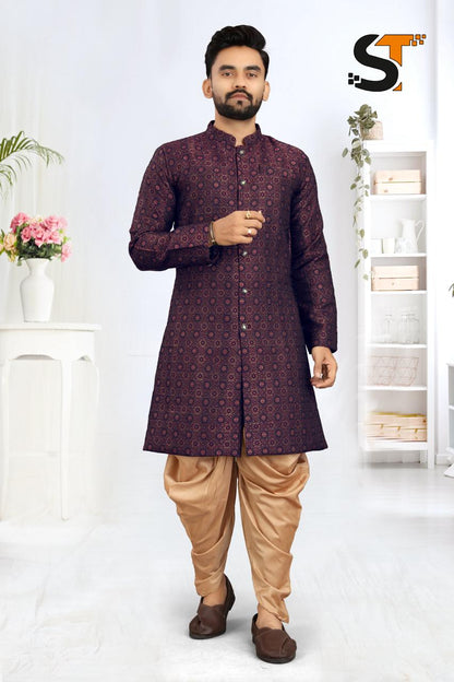 Dhoti-0102 Salas Mens Kurta Pajama