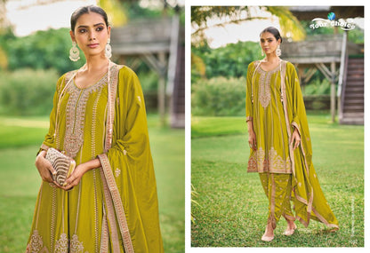 Dhoti Your Choice Chinon Designer Salwar Suits