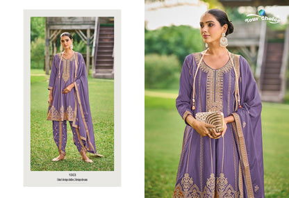 Dhoti Your Choice Chinon Designer Salwar Suits