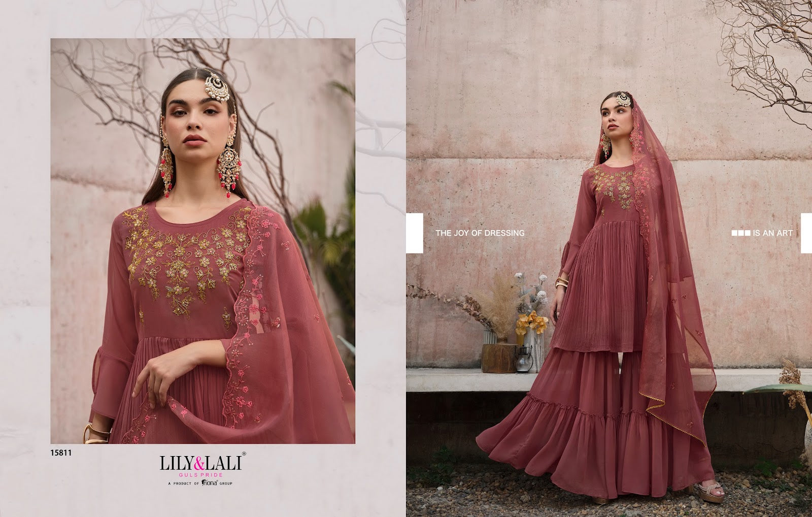 Didaar Lily Lali Georgette Readymade Sharara Suits