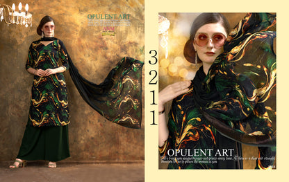 Digital Series-3200 Vaishali Fashions Crape Pant Style Suits