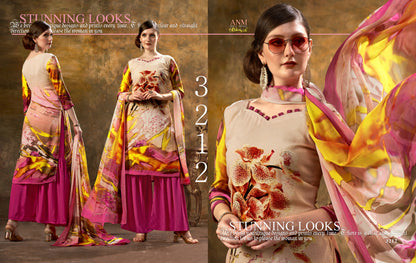 Digital Series-3200 Vaishali Fashions Crape Pant Style Suits