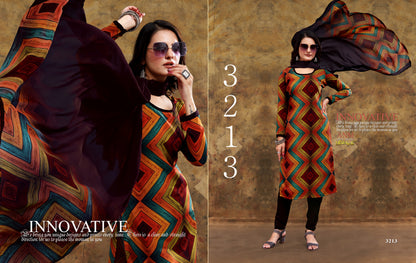 Digital Series-3200 Vaishali Fashions Crape Pant Style Suits