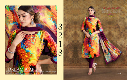 Digital Series-3200 Vaishali Fashions Crape Pant Style Suits