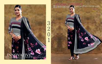 Digital Series-3200 Vaishali Fashions Crape Pant Style Suits