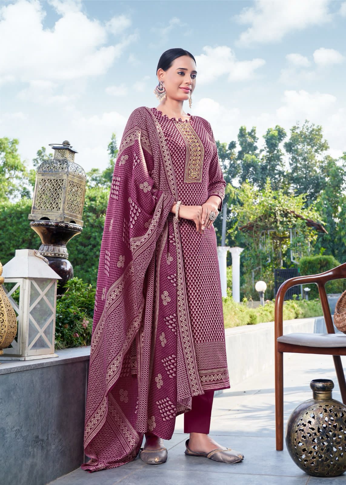 Dilara Roli Moli Pashmina Suits