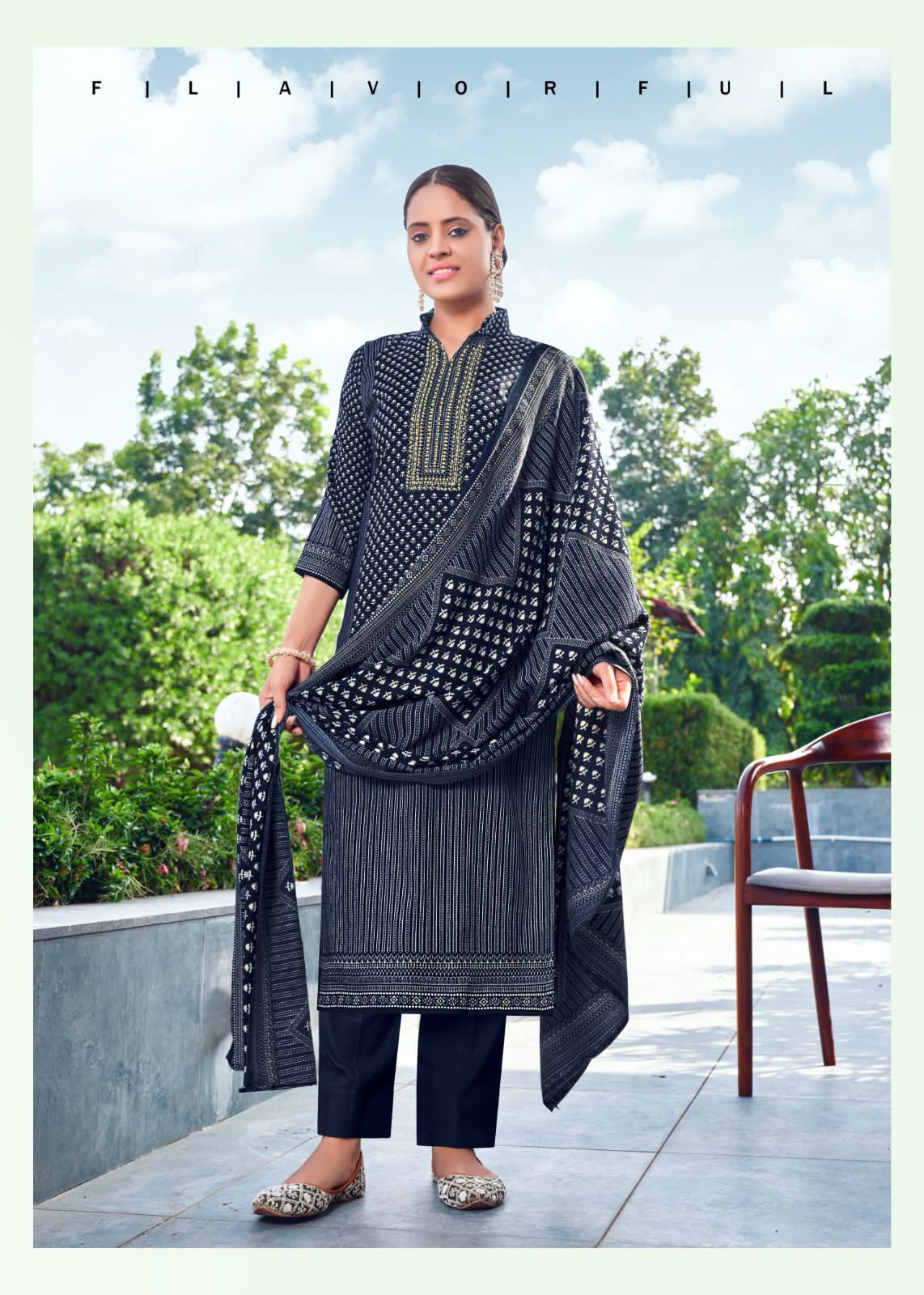 Dilara Roli Moli Pashmina Suits