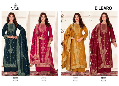 Dilbaro Naari Muslin Plazzo Style Suits