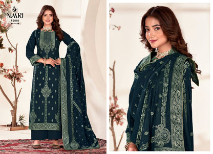 Dilbaro Naari Muslin Plazzo Style Suits
