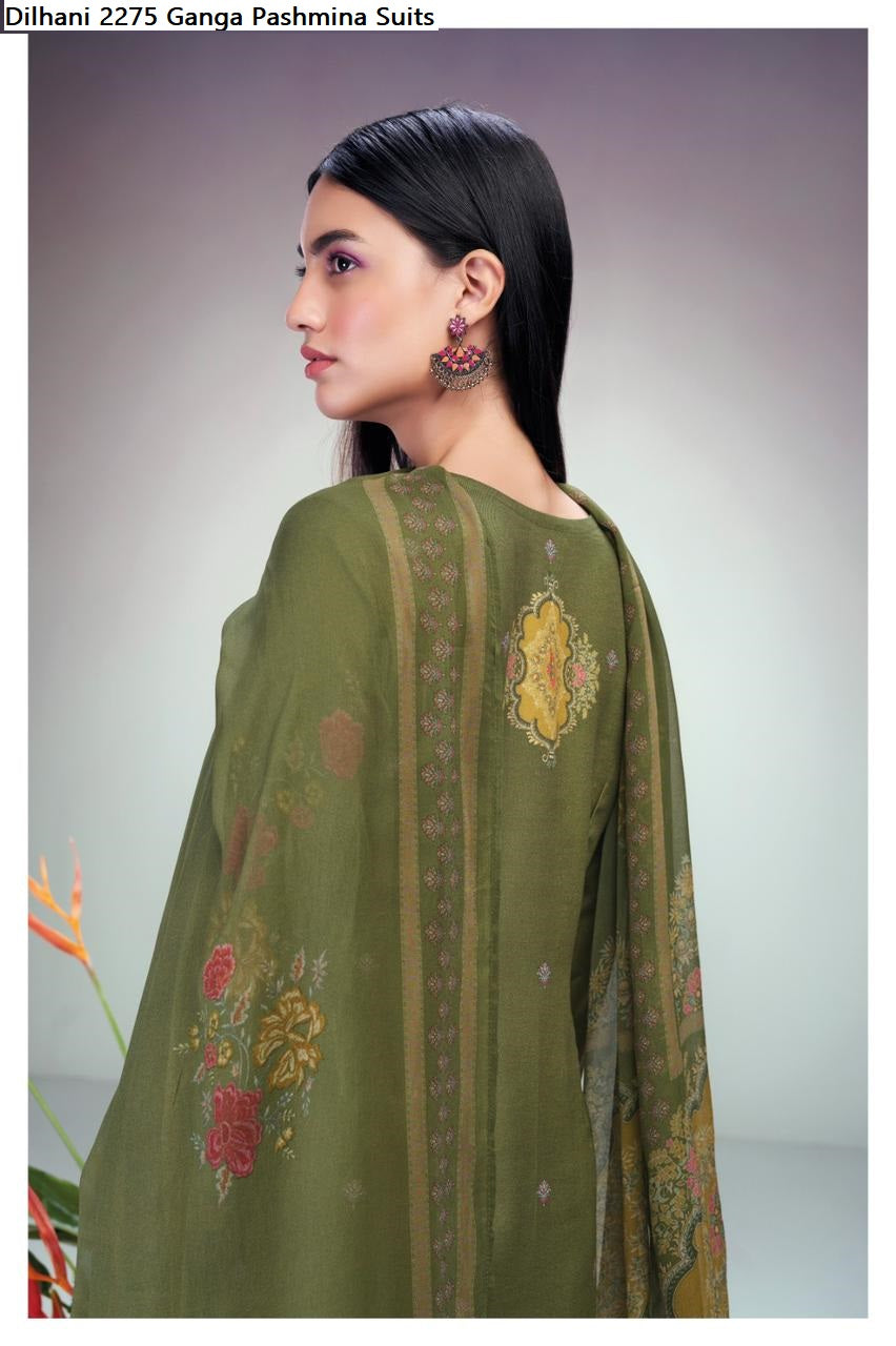 Dilhani 2275 Ganga Wool Pashmina Suits