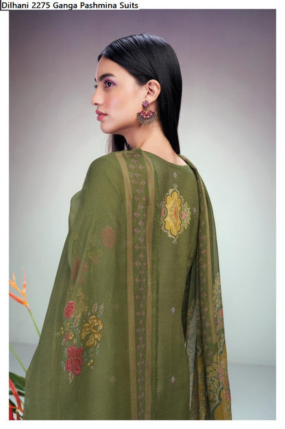 Dilhani 2275 Ganga Wool Pashmina Suits
