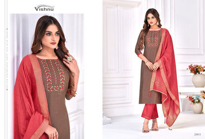 Dilnaaz Vishnu Impex Silk Pant Style Suits