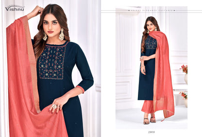 Dilnaaz Vishnu Impex Silk Pant Style Suits