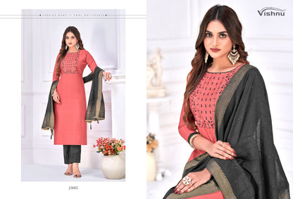 Dilnaaz Vishnu Impex Silk Pant Style Suits