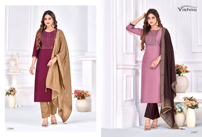 Dilnaaz Vishnu Impex Silk Pant Style Suits