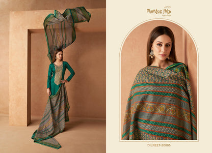 Dilreet Mumtaz Arts Jaam Satin Pant Style Suits