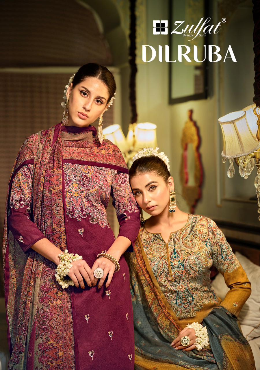 Dilruba Zulfat Designer Cotton Karachi Salwar Suits