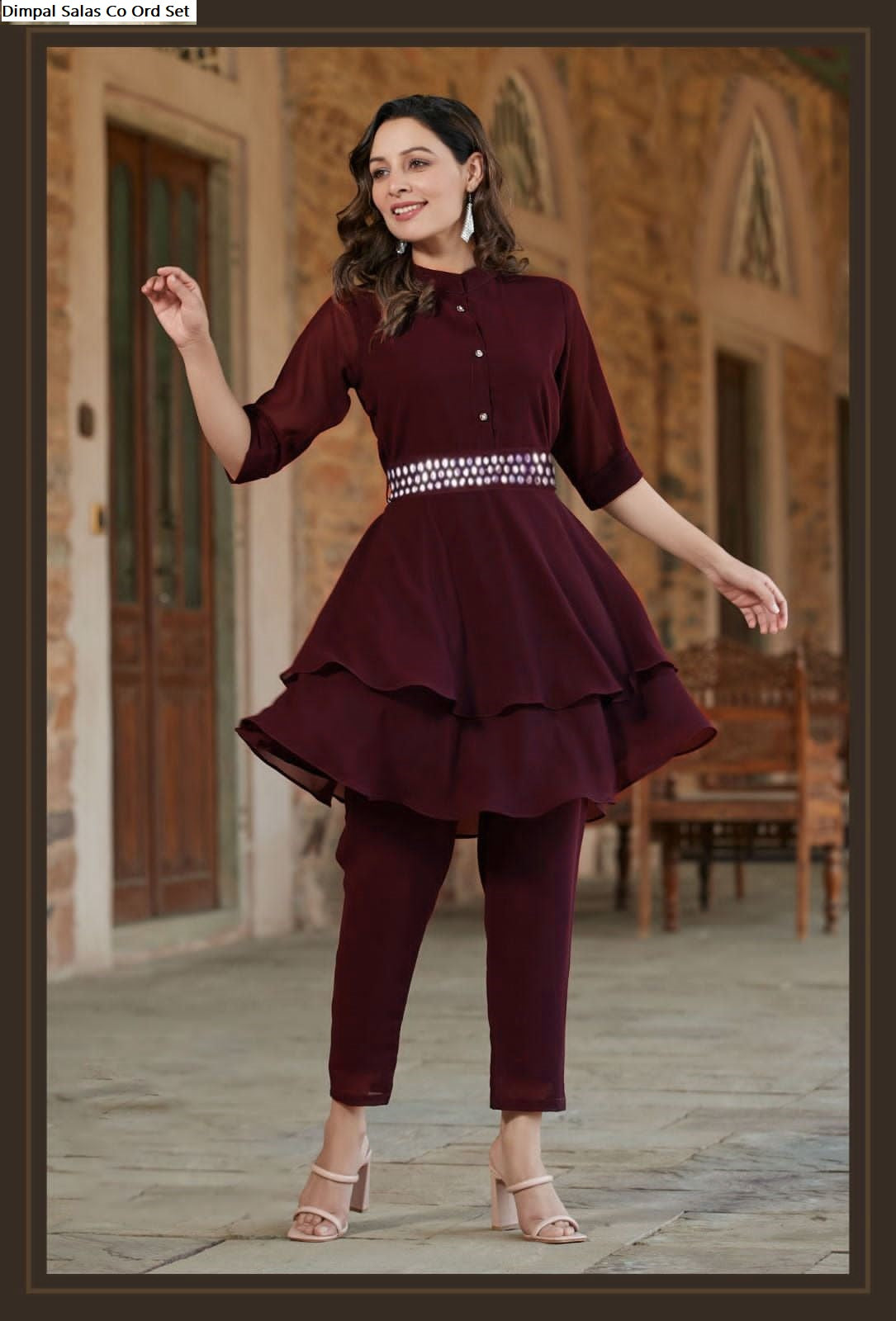 Dimpal Salas Georgette Co Ord Set