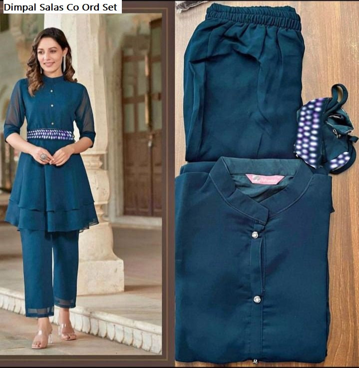 Dimpal Salas Georgette Co Ord Set