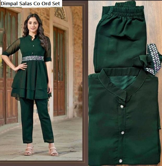 Dimpal Salas Georgette Co Ord Set