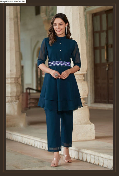 Dimpal Salas Georgette Co Ord Set