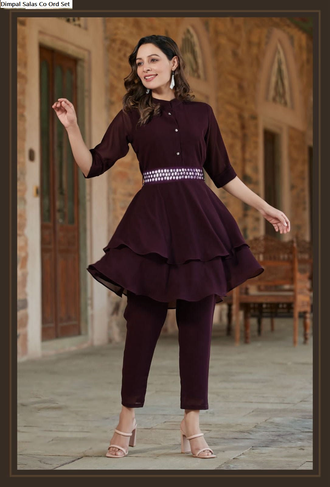 Dimpal Salas Georgette Co Ord Set