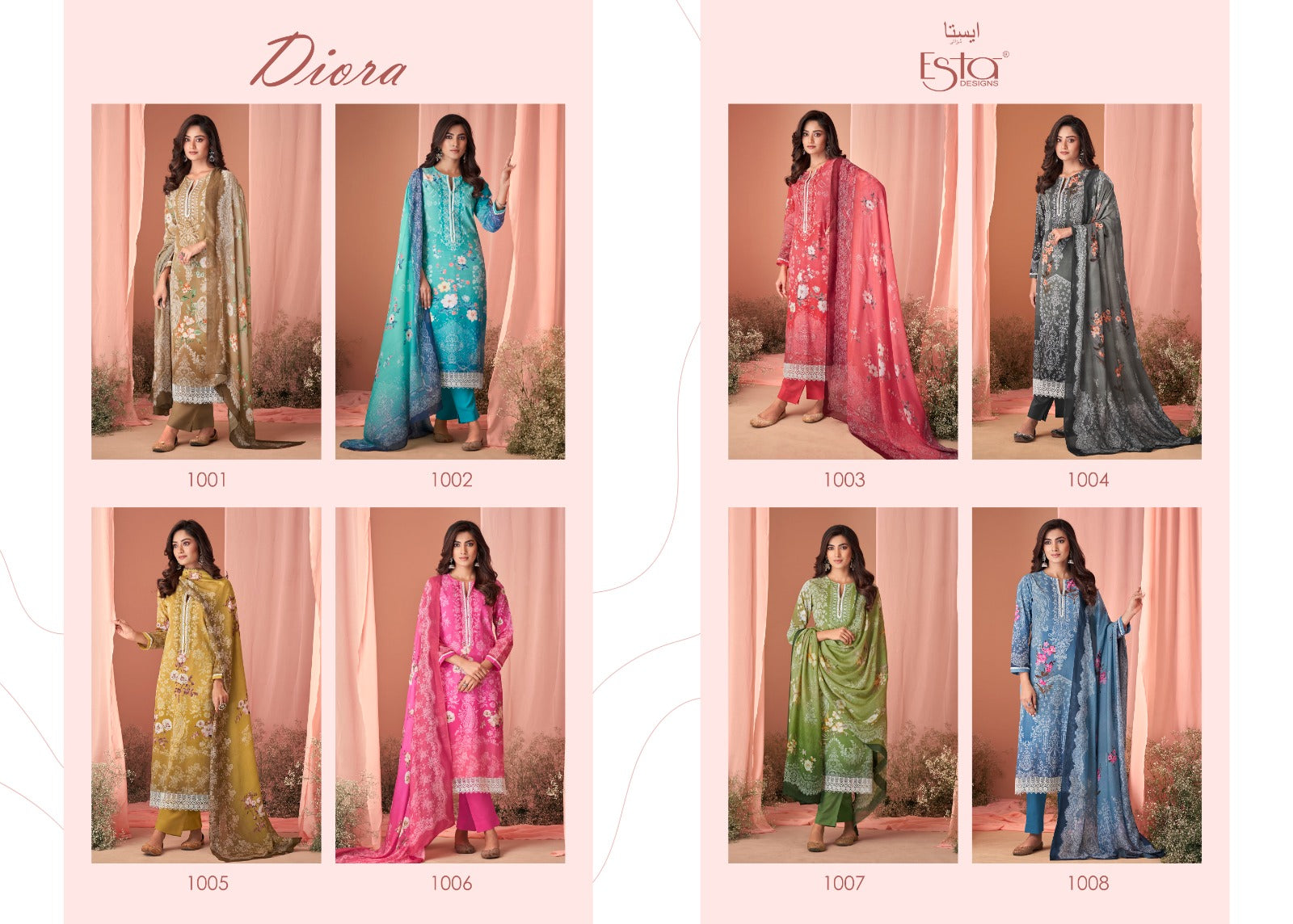 Diora Esta Sahiba Cotton Pant Style Suits