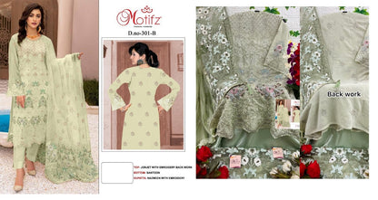 Dn 301 Abcd Motifz Georgette Pakistani Salwar Suits