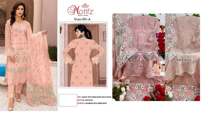 Dn 301 Abcd Motifz Georgette Pakistani Salwar Suits