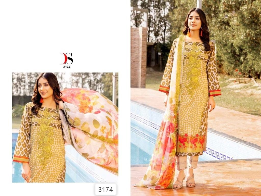 Dn 3174 Nd 3177 Deepsy Cotton Pakistani Salwar Suits