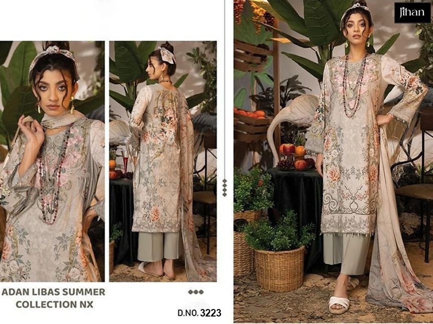 Dn 3223 Jihan Cotton Pakistani Salwar Suits