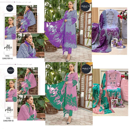 Dno 1159 Ab Mehboob Tex Cotton Pakistani Salwar Suits