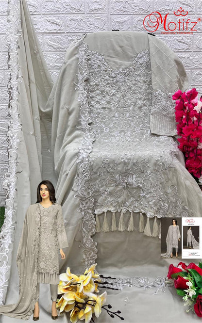 Dno 417 Motifz Georgette Pakistani Salwar Suits