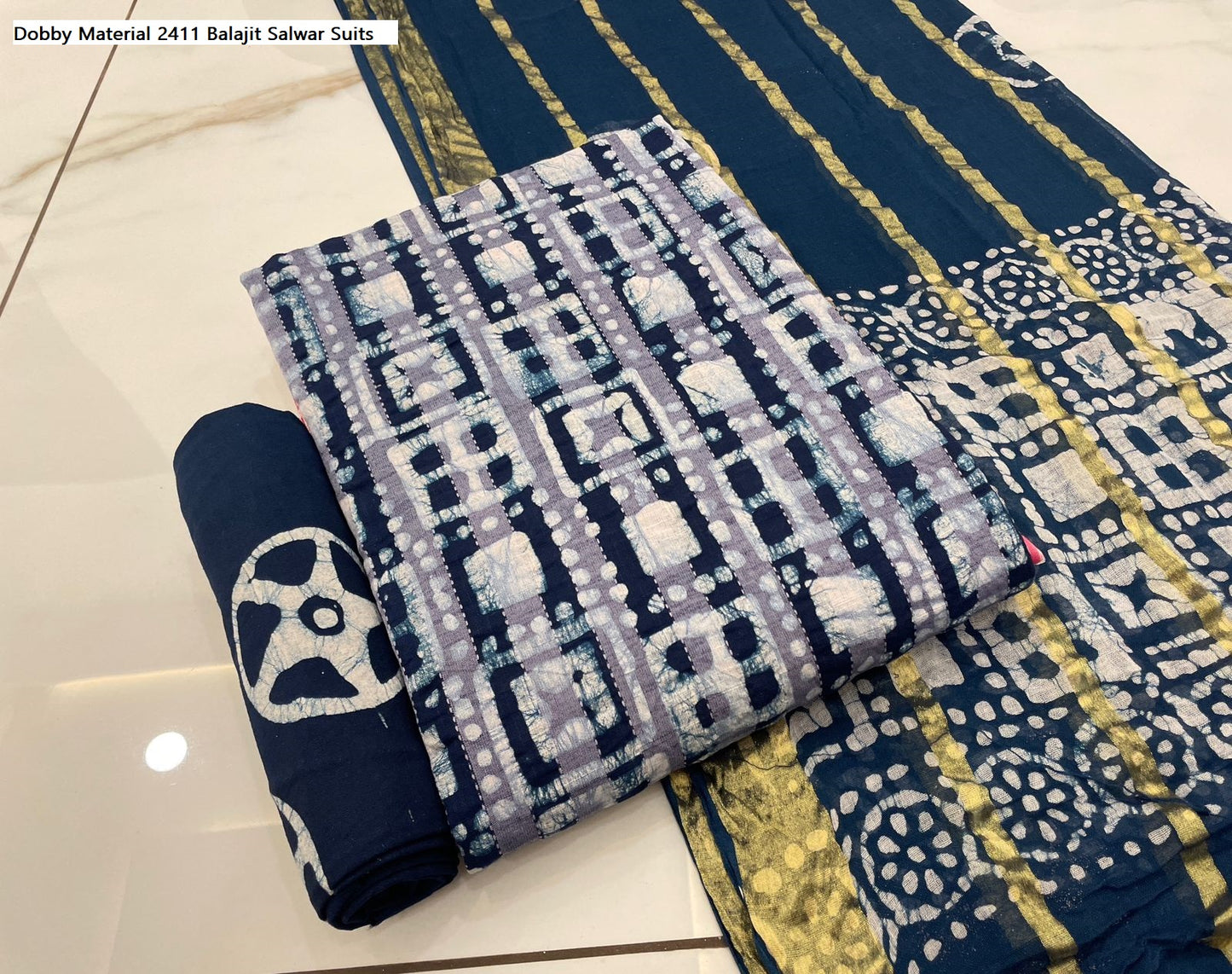 Dobby Material 2411 Balajit Salwar Suits