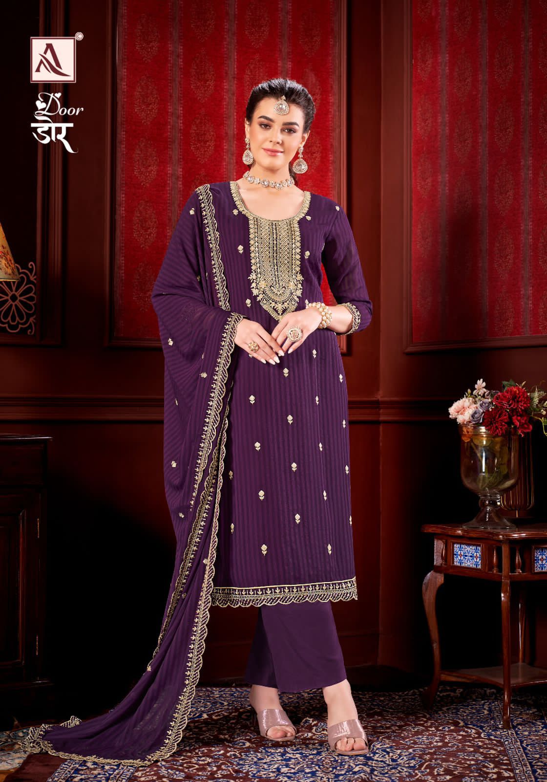 Door Alok Weaving Pant Style Suits