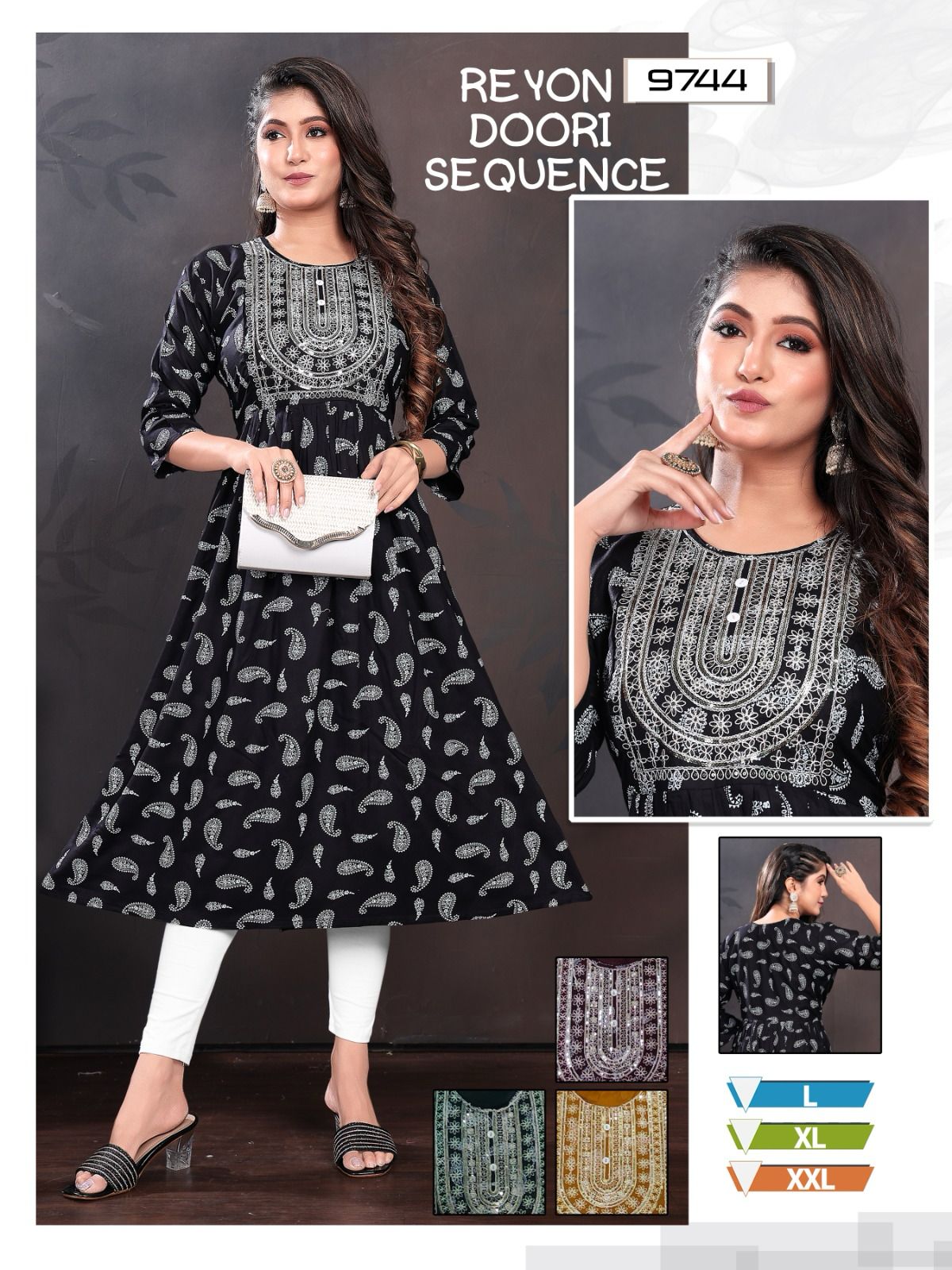 Dori Sequence Mmc Anarkali Kurtis