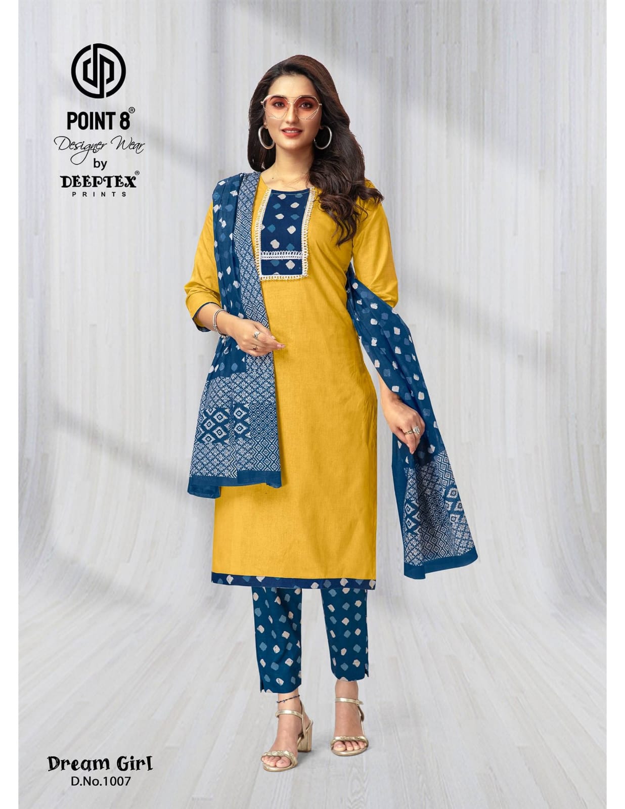 Dream Girl Vol 1 Deeptex Prints Cotton Readymade Pant Style Suits