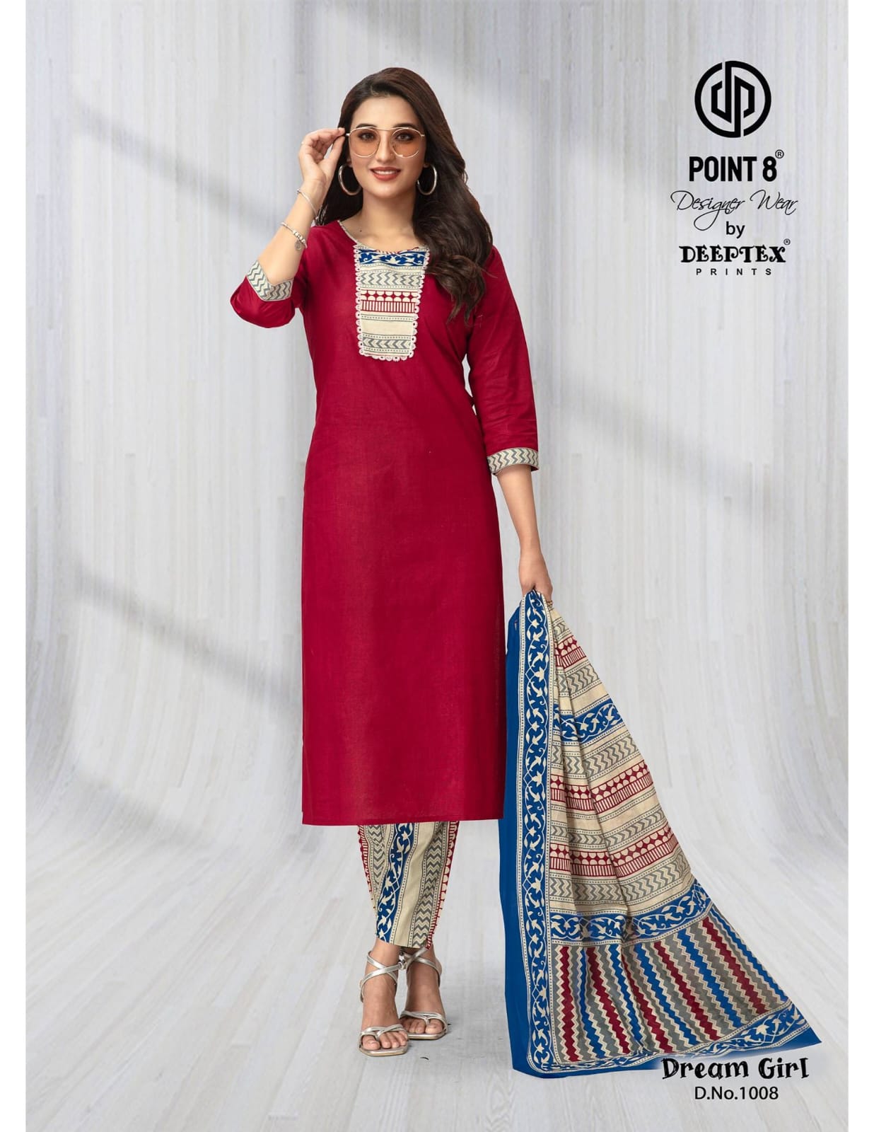 Dream Girl Vol 1 Deeptex Prints Cotton Readymade Pant Style Suits