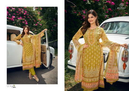 Dream Valley Vol 3 Rupali Jaam Cotton Pant Style Suits