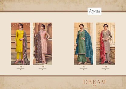 Dream Vol 2 Amyra Designer Georgette Pant Style Suits